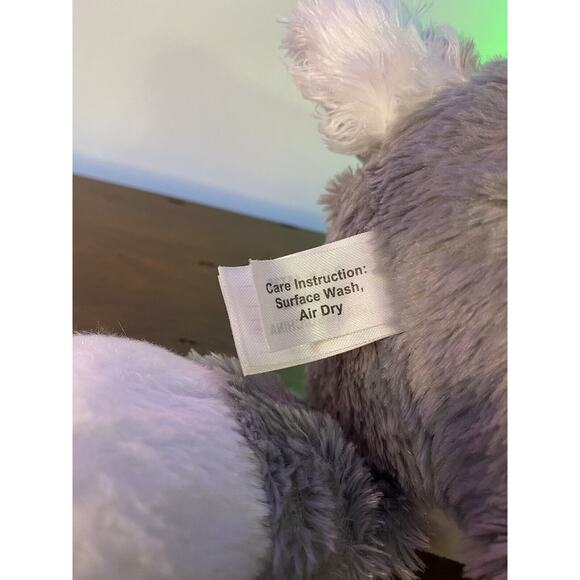 Fiesta Great Wolf Lodge Plush 15" Logo Emblem Front Gray White Stuffed Toy - Picture 6 of 7